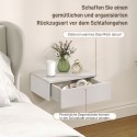 2 seinale kinnitatava öökapi komplekt sahtliga, puitlaastplaat, valge