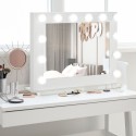 Hollywoodi peegel valgustuse, puutetundliku juhtimise ja 12 hämardatava LED-lambiga, 80 × 60 cm
