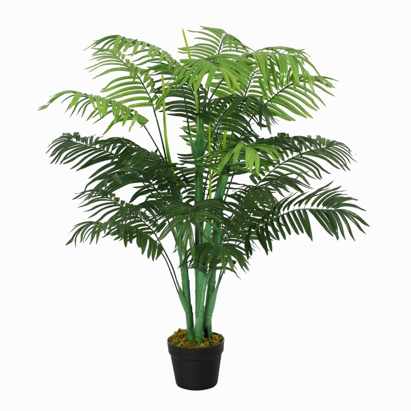Kunstpalm potis 18 palmilehega, 125 cm