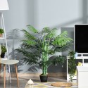 Kunstpalm potis 18 palmilehega, 125 cm