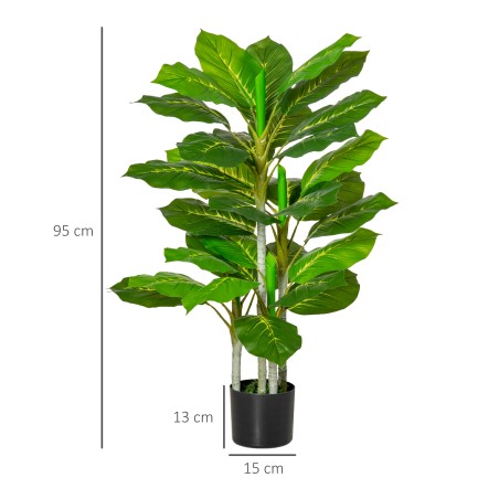 Kunstpuu 95 cm, 33 lehega, potis