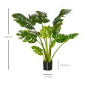 Kunstmonstera potis, 110 cm, sise- ja välistingimustesse