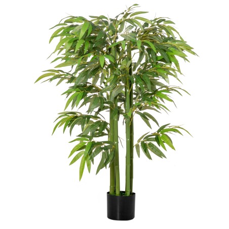 Kunstbambus potis, 780 lehte, 140 cm, roheline
