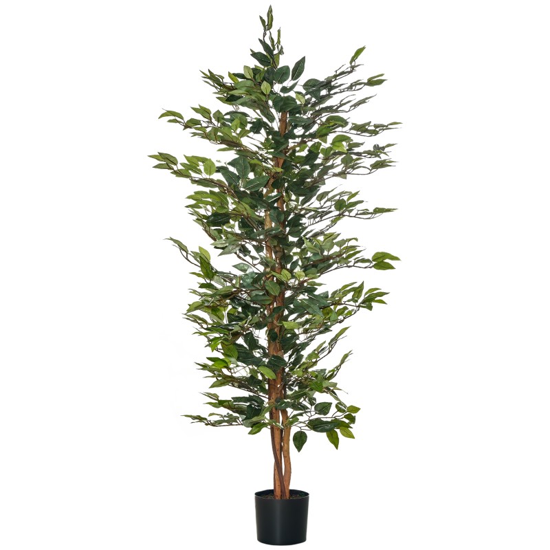 Kunstlik fikusepuu potis, 150 cm, roheline