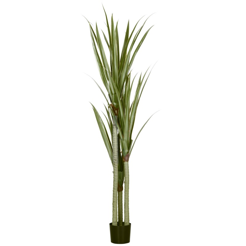Kunstlik yucca potis, smaragdroheline, 190 cm