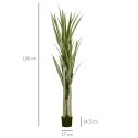 Kunstlik yucca potis, smaragdroheline, 190 cm