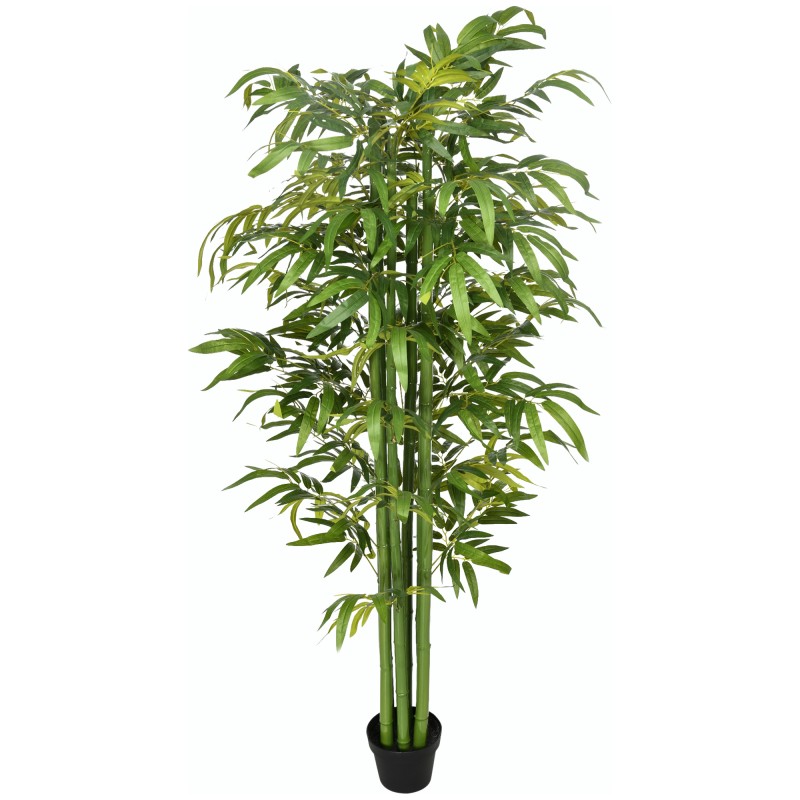 Kunstbambus lillepotiga, realistlik välimus, 180 cm