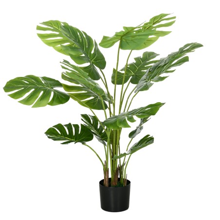 Realistlik kunstlik Monstera Deliciosa koos poti ja tsemendimullaga, 120 cm