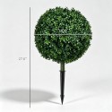 Kunstpukspuud 2 tk, realistlikud ja ilmastikukindlad, 70 cm