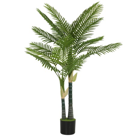 150 cm kõrgune kunstpalm 16 lehe ja potiga, roheline