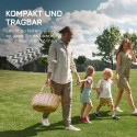 Veekindel kahepoolne õuevaip plastkiust, helehall/valge, 121 × 182 cm