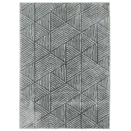 Moodne pestav elutoa vaip 150 × 80 cm, tumehall