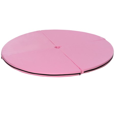 Ümmargune 5 cm paksune plastikmatt postitantsuks, roosa