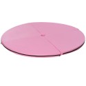 Ümmargune 5 cm paksune plastikmatt postitantsuks, roosa