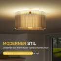 Metallist akrüülvarjuga laelamp, halogeen- ja LED-pirnidele