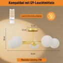 Laevalgusti 5 G9-pesaga, 20 W, kuldse ja valge disainiga