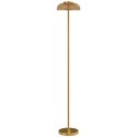 LED-põrandalamp sooja 3000 K valguse ja jalglülitiga, 25 × 25 × 134 cm, messing
