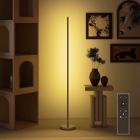 LED-põrandalamp reguleeritava värvitemperatuuriga, 20 × 20 × 150 cm