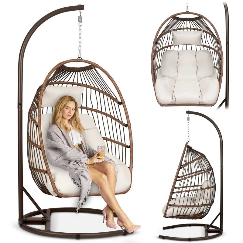 Luisiana pruun ripptool aeda + beežid padjad | FreshDesign.ee