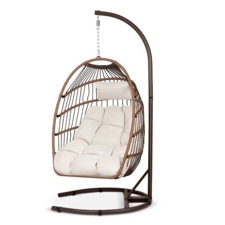 Luisiana pruun ripptool aeda + beežid padjad | FreshDesign.ee