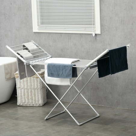 Soojendusfunktsiooniga kokkupandav pesurest, 45–55 °C, 144 × 53 × 96 cm