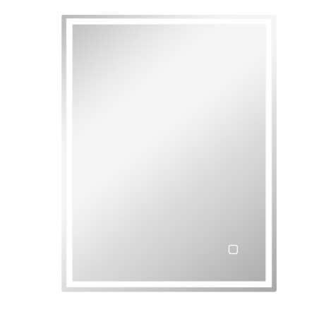 LED-valgustusega vannitoa seinapeegel, 90 × 70 cm, 3 valgusvärvi, hõbedane