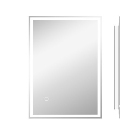 LED-valgustusega vannitoa seinapeegel puutelülitiga, valge