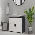 Valamu aluskapp 2 tasandiga, puit, helehall