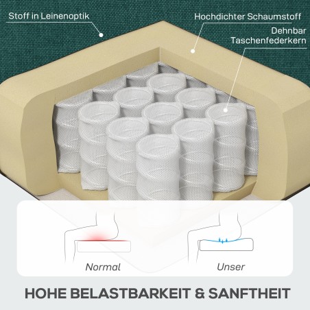 Elegantne tumeroheline tiibtool, paksu polsterduse ja eemaldatava kattega