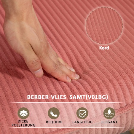 Roosa polüesterkattega kiiktool, kandevõime kuni 120 kg