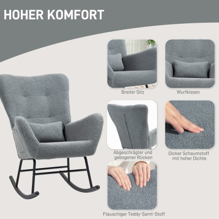 Kiiktool koheva katte, nimmetoe ja libisemiskindla põhjaga, kuni 120 kg, hall