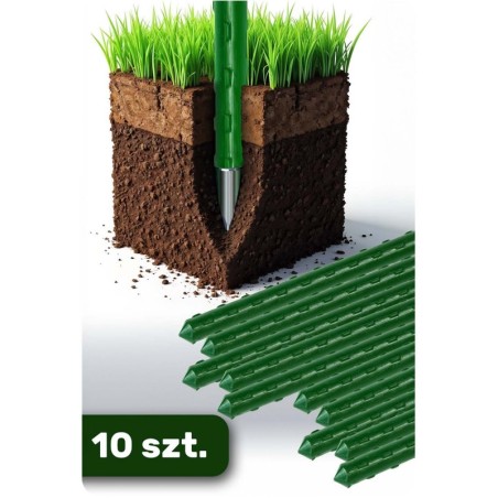 Taime tugi pulgad 180 cm rohelised 10 tk