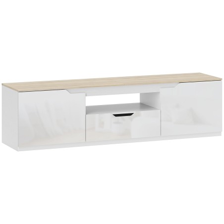 Kõrgläikega TV-alus kuni 65-tollisele telerile, 160 × 38 × 43 cm