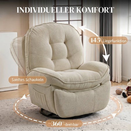 Pöörlev tugitool lamamis- ja kiikumisfunktsiooniga