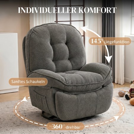 Pöörlev tugitool lamamis- ja kiikumisfunktsiooniga