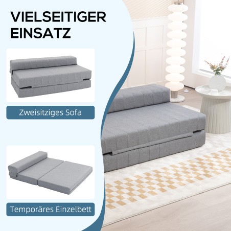 Kokkupandav tugitoolvoodi külalistele, kuni 250 kg, hall