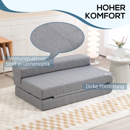 Kokkupandav tugitoolvoodi külalistele, kuni 250 kg, hall