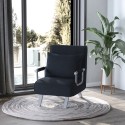 3-ühes must diivanvoodi külalistevoodiks ja tugitooliks, patjadega