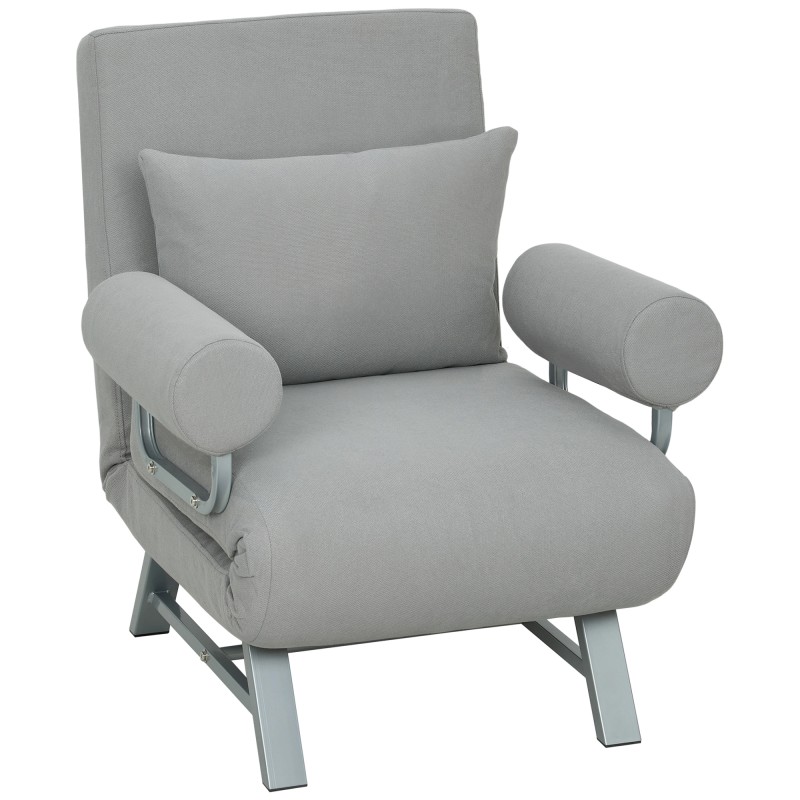 Magamistool, muudetav külalistevoodiks, ergonoomiline, helehall