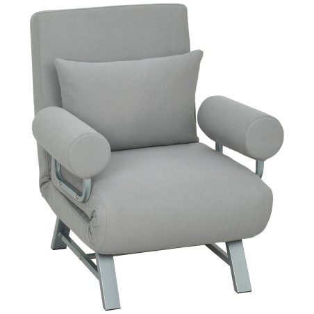 Magamistool, muudetav külalistevoodiks, ergonoomiline, helehall