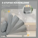 Magamistool, muudetav külalistevoodiks, ergonoomiline, helehall