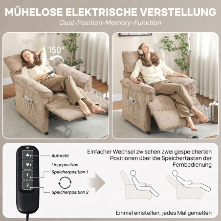 Vibratsioonirežiimidega massaažitool, soojendus- ja mälufunktsiooniga, pruun