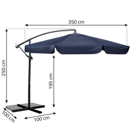 Kokkupandav aiavari 6 segmendiga 350 cm kattega | FreshDesign.ee