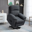 Massaažitool püstitõusmisabiga ja 8 vibratsioonimootoriga, hall