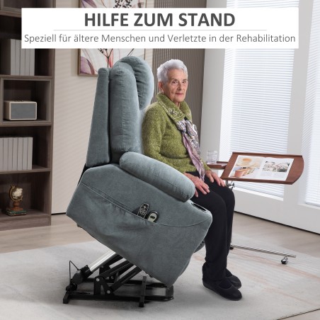 Massaažitool püstitõusmise abiga, 8 massaažipunkti, hall