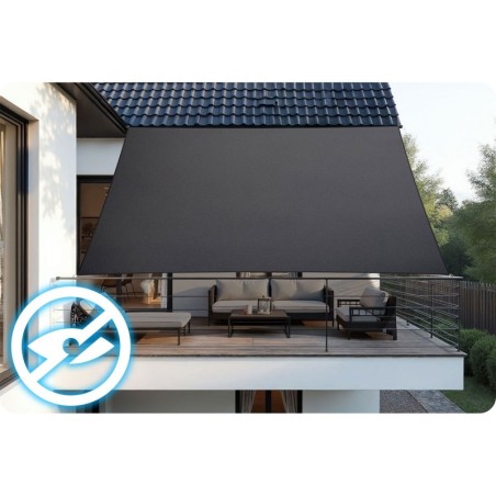 Ristkülikukujuline päikesepuri 3x4m hall | FreshDesign.ee