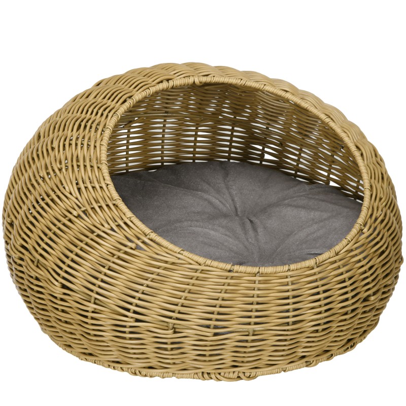 Kassi pesa pestava padjaga, kuni 4 kg, kunstrotangist, helepruun
