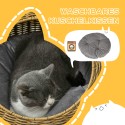 Kassi pesa pestava padjaga, kuni 4 kg, kunstrotangist, helepruun
