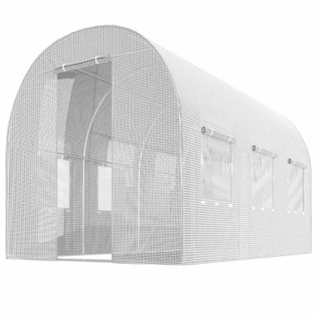 Aiatunnel - kasvuhoone 2 x 3 m (6m2) valge