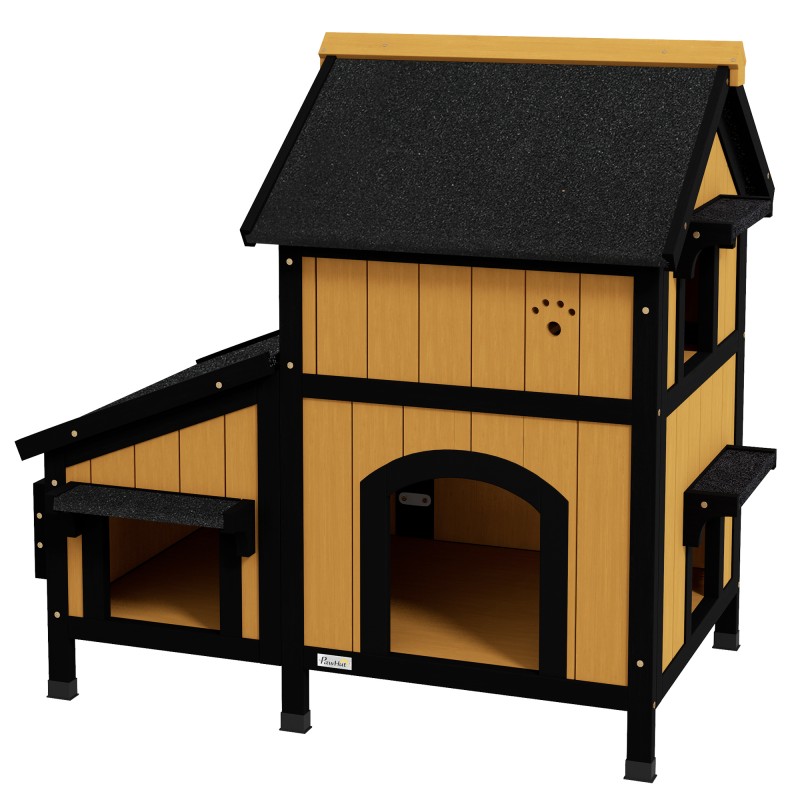 Kassimaja koos lillekastiga, 96 × 65 × 85,5 cm, kollane-valge-must